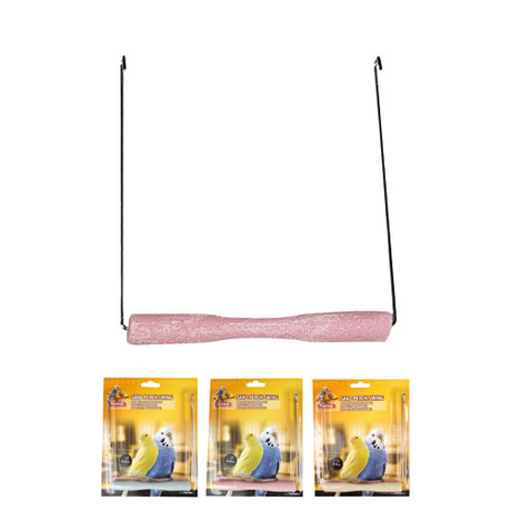 Flamingo Swing Sand Perch ФЛАМІНГО іграшка для птахів, гойдалки з піщаним жердинкою