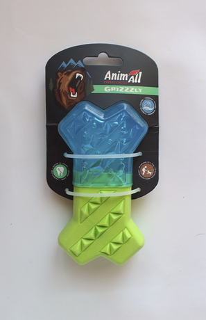AnimAll GrizZzly Іграшка "Охолоджувальна кісточка" для собак, 13,5 см